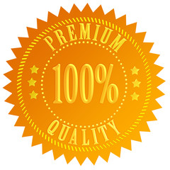 Fototapeta premium Premium quality gold certificate