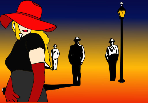 Prostituta e clienti