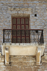 alter Balkon in Griechenland