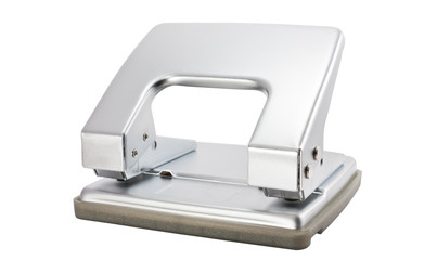 Silver punch on a white background