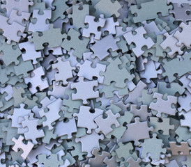 Puzzleteile als Hintergrund