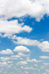 Naklejka premium Blue sky with clouds.