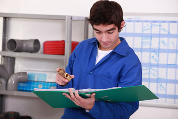 Young piece of plumbing