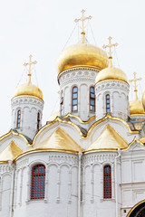 Fototapeta na wymiar Arkhangelsk cathedral in Kremlin, Moscow, Russia