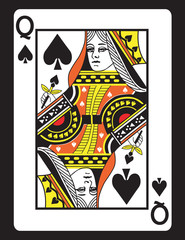 Queen of Spades! Vector eps 8