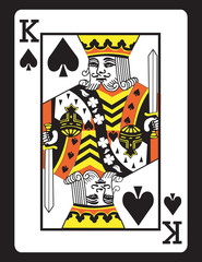 King of Spades! Vector eps 8