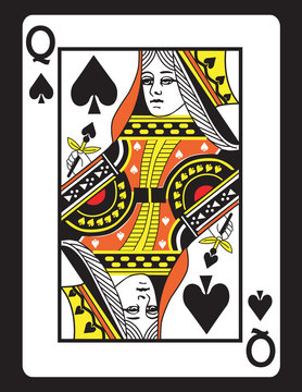 Queen of Spades! Vector eps 8