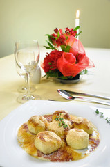 Cranberry dessert dumplings, Czech cuisine