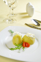 Stuffed potato appetizer, Slovak cuisine
