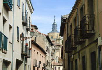 Fototapeta na wymiar Casas de Segovia