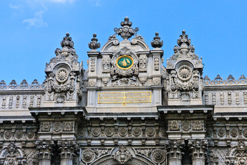 Istanbul - Gate of the Sultan, Dolmabahce Palace, Turkey