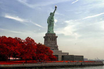 Fototapeta premium american state-statue of liberty