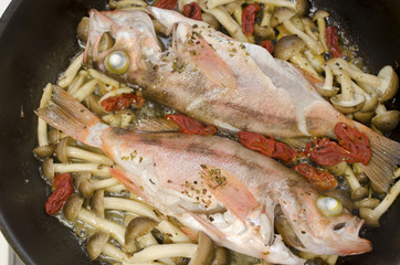 メバルのアクアパッツァ