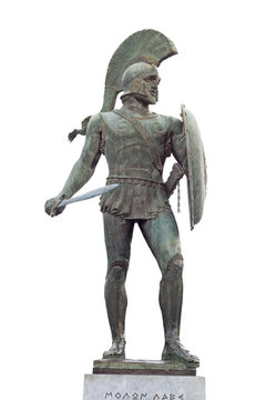 King Leonidas of the 300 spartan soldiers