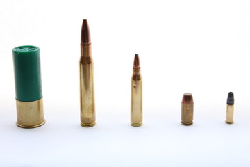 Different Caliber Bullets