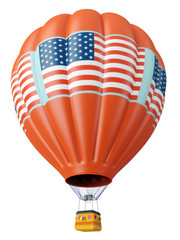 Naklejka premium Multi-colored balloon