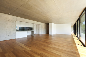 house with hardwood floor, wide open space