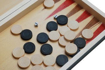 Obraz na płótnie Canvas backgammon