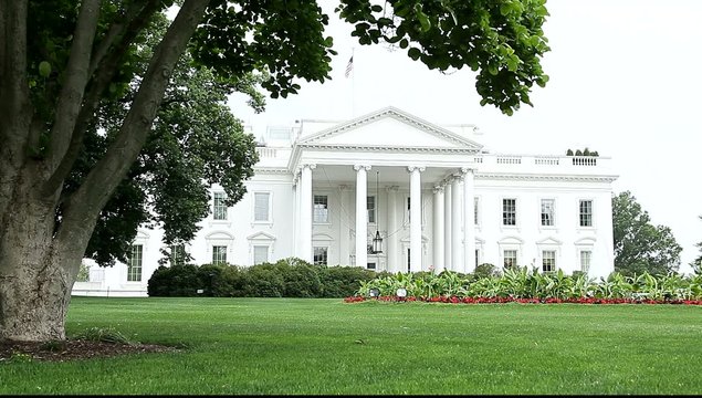Washington - Weißes Haus mit Garten