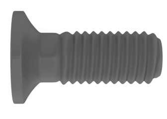 3d render of small screw