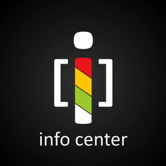 Info center logo business