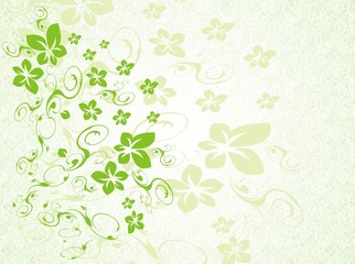 romantic floral abstract