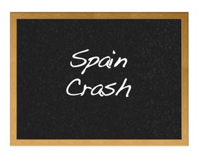 Fototapeta premium Spain crash.