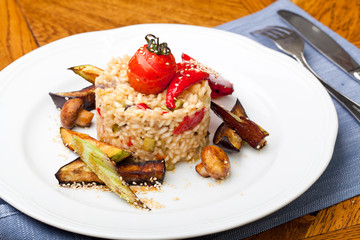 risotto with vegetable