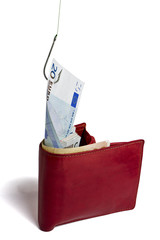 stealing cash out of wallet