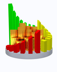 Fototapeta premium Financial concept