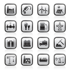 Business and industry icons - vector icon set