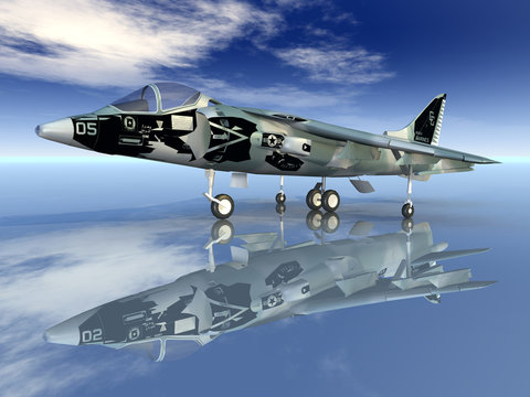Harrier Combat Aircraft