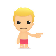 funny cartoon tourist