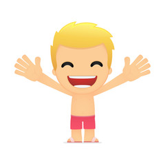 funny cartoon tourist