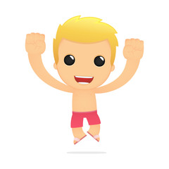 funny cartoon tourist