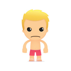 funny cartoon tourist