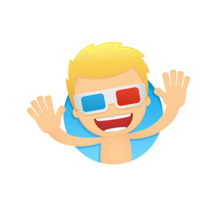 funny cartoon tourist