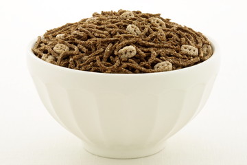 wheat bran and flax cereal breakfast