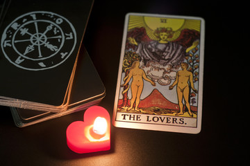 tarot card, the lover