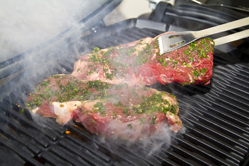 Steak grillen