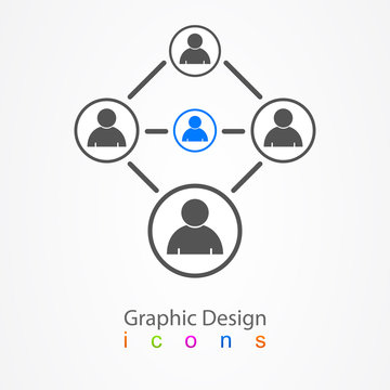 Graphic design social network people.