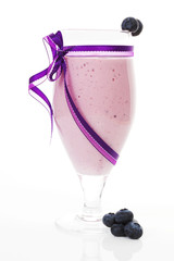Blueberry milkshake.