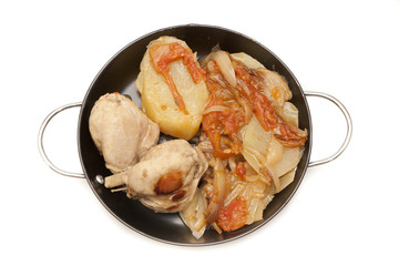 potatoes and  Chicken