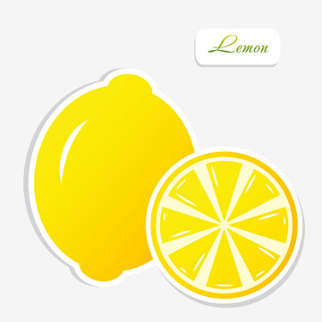 Lemon Sticker