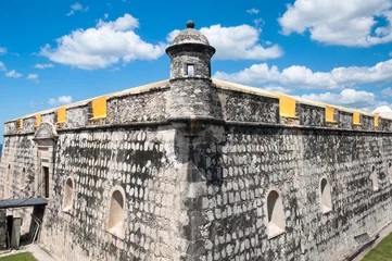 Gordijnen San Jose Fort, Campeche (Mexico) © Noradoa