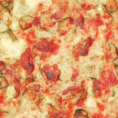 Obraz na płótnie Canvas Courgettes zucchini pizza