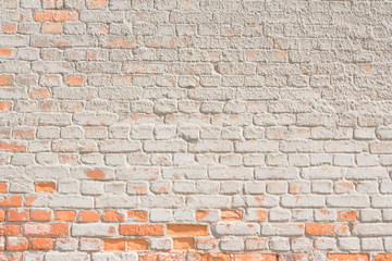 white brick wall background or texture