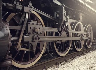 Wanddecoratie Trein Steam train  © stokkete