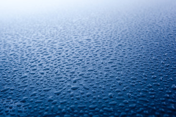 Blue water Drops background