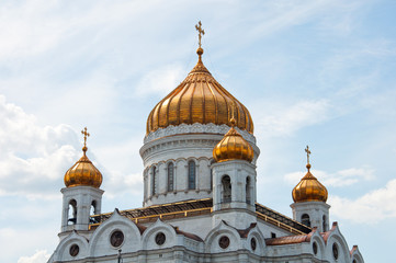 Fototapeta na wymiar Katedra Chrystusa Zbawiciela. Moskwa, Rosja